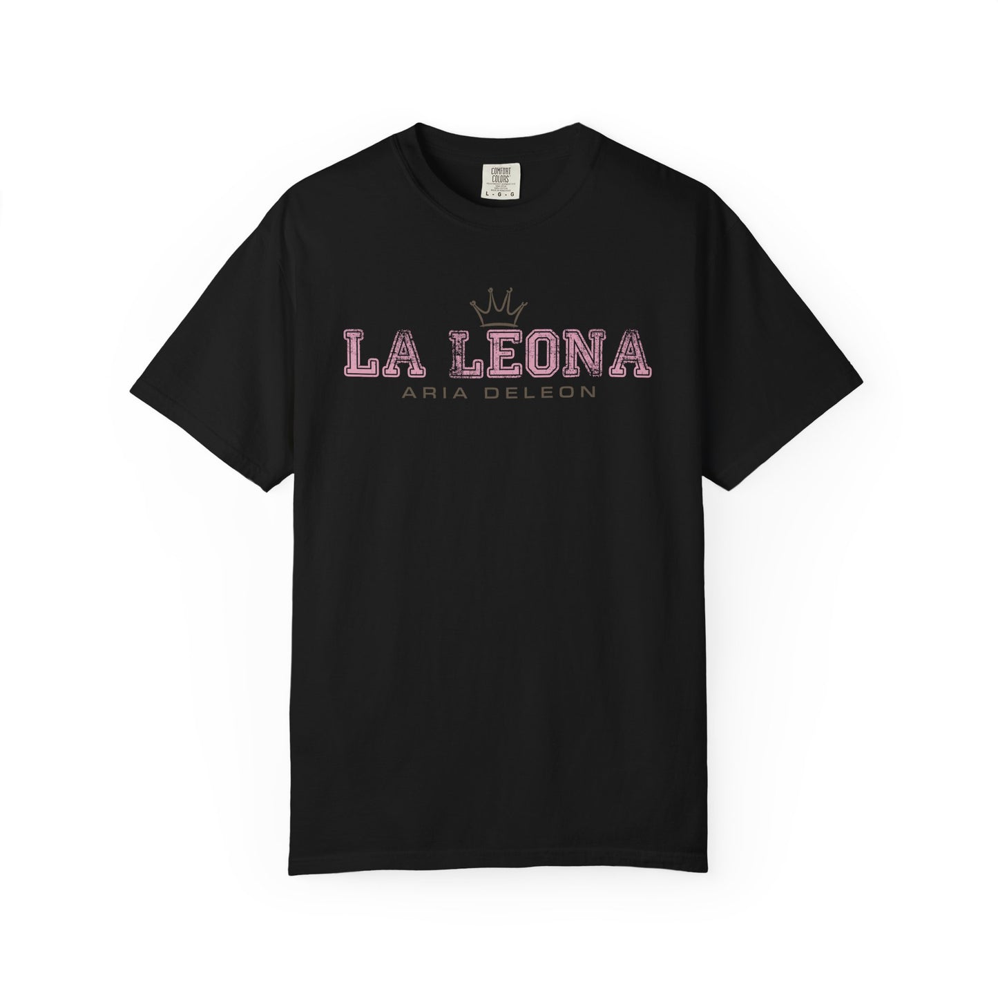 La Leona Graphic T-Shirt — 'La Leona' Crown Design