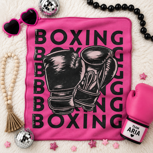 Boxing Gloves Blanket