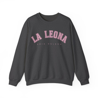 Pink “La Leona” Crewneck Sweatshirt